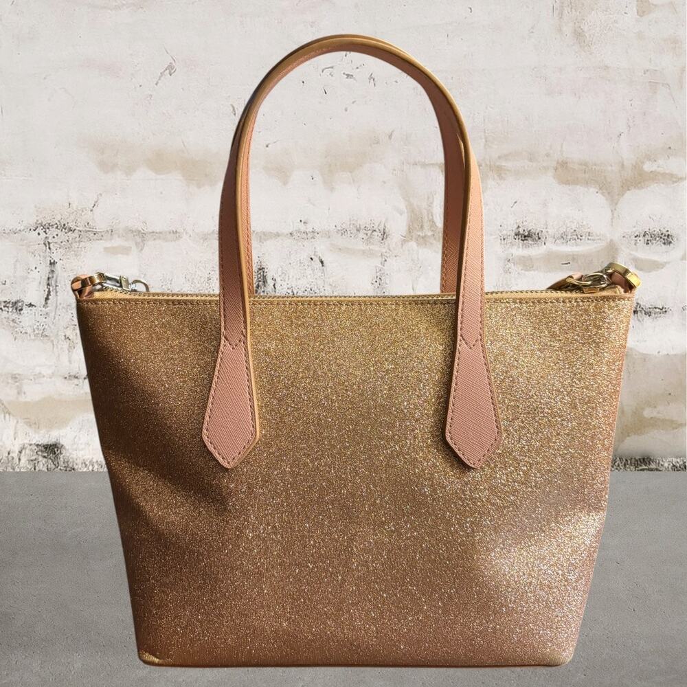 Kate Spade New York Gold Glitter Joeley Small Bag - Picture 5 of 13